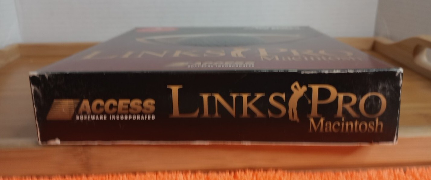 Links Pro Macintosh CD-Rom by ACCESS Software, Inc. 1994. Complete. Untested