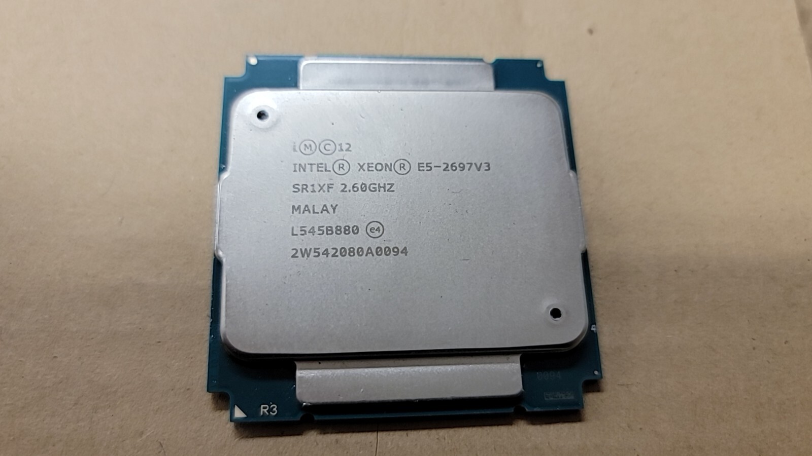 INTEL SR1XF XEON E5-2697V3 2.60GHz 35M 14 CORES 9.6 GT/s 145W PROCESSOR