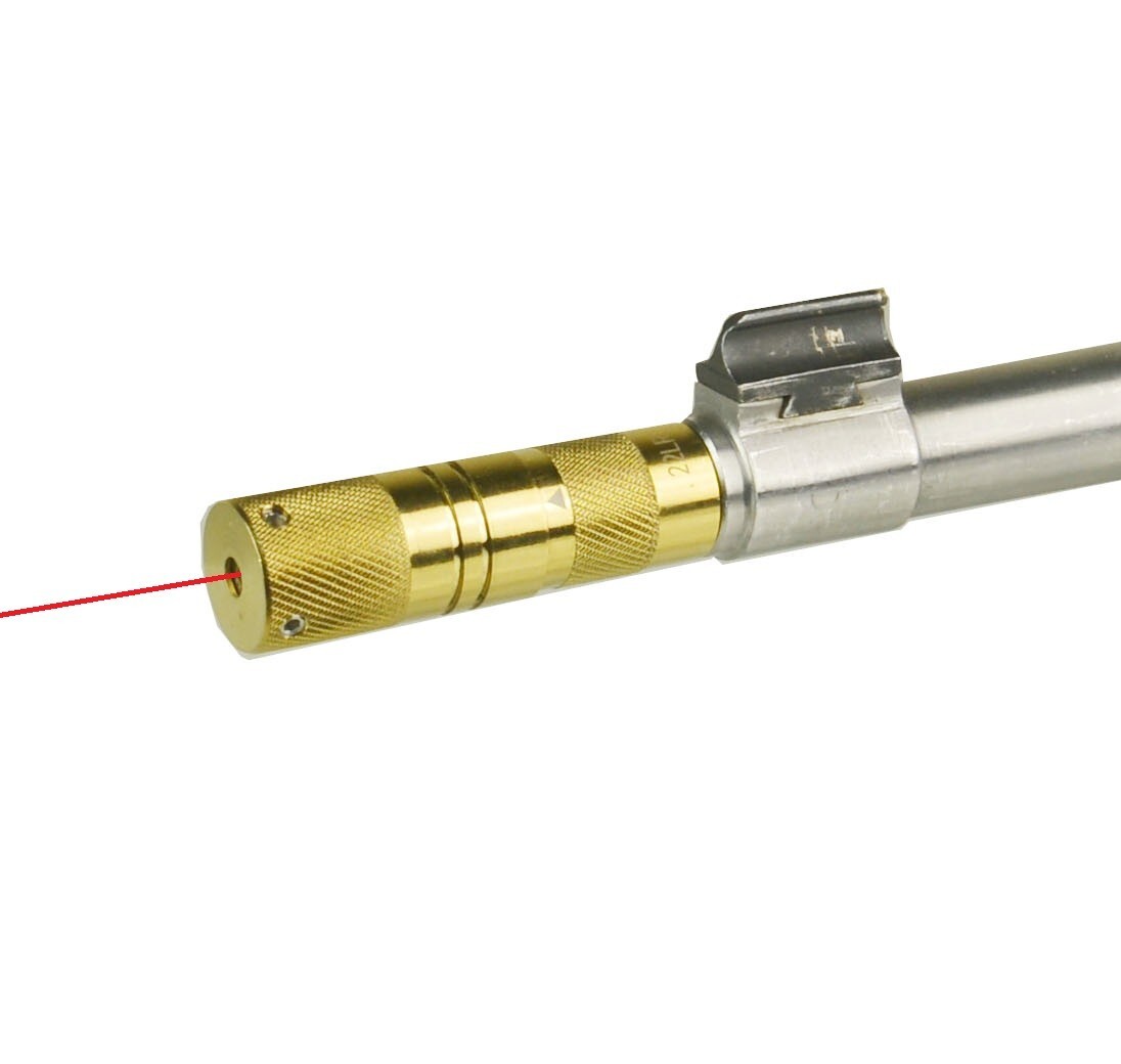 RECHARGEABLE Muzzle Front Insert Laser Bore Sighter Sight For 22LR 223 556