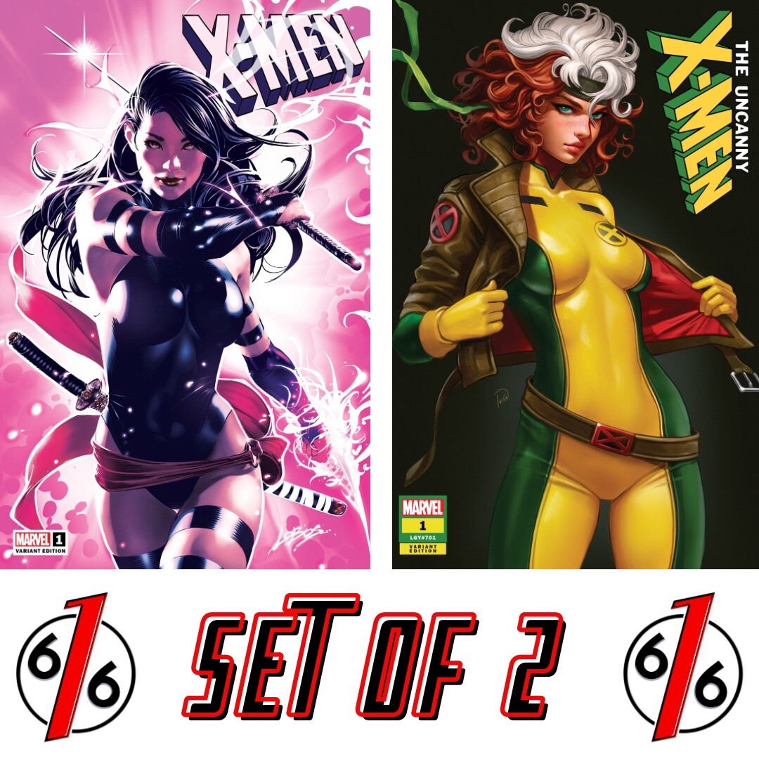 🔥❌ X-MEN 1 LOBOS & UNCANNY X-MEN #1 IVAN TALAVERA 616 Variant Set LTD 3000