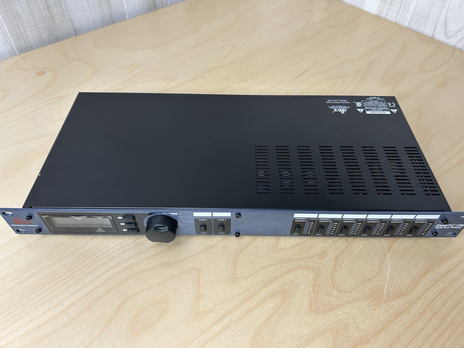 DBX1260 ZonePRO1260 Digital Zone Processor Parts/ Repair