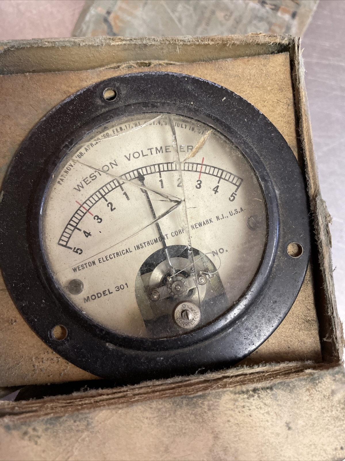 1930 Weston Voltmeter Model 301