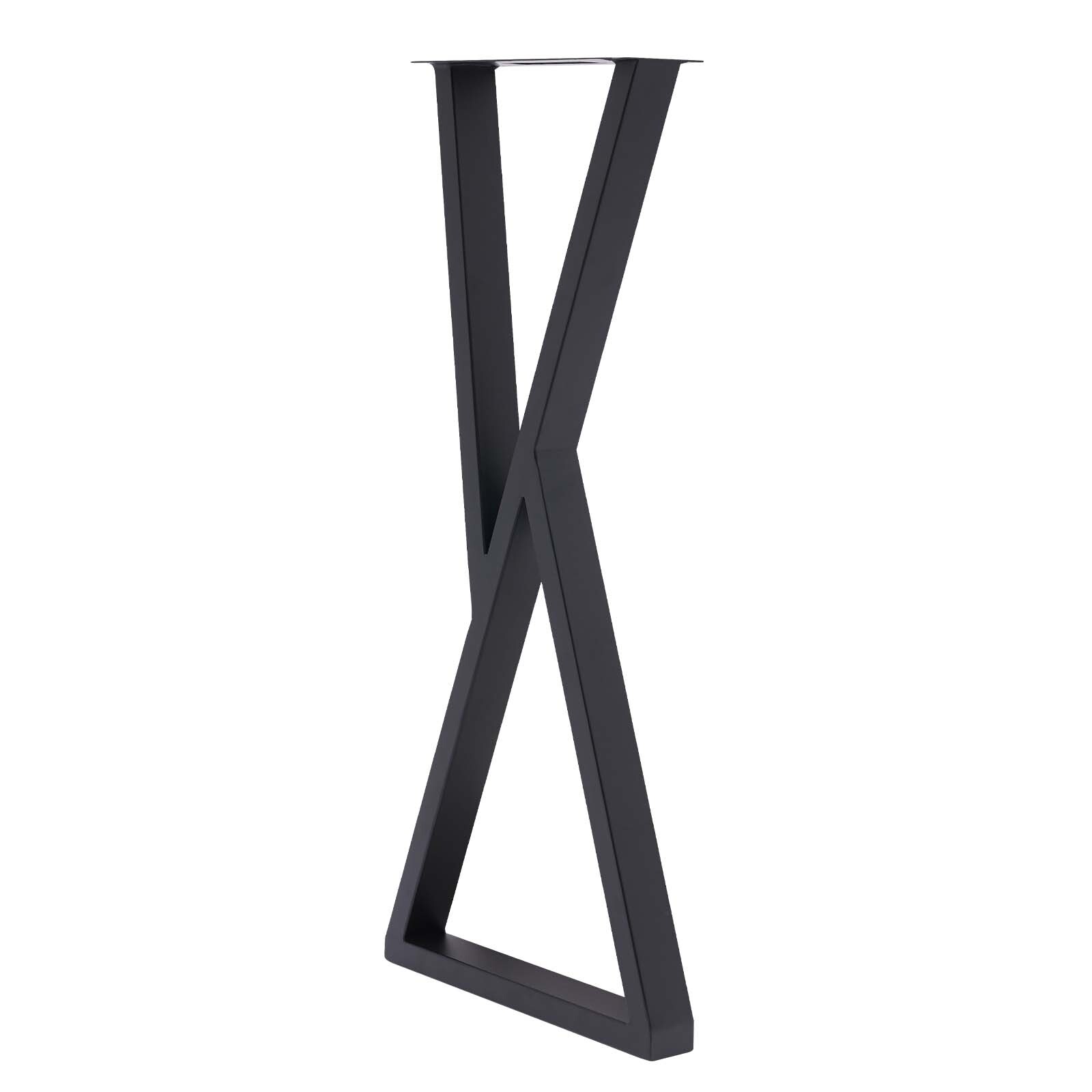 32" Metal Furniture Legs with Anti-slip Foot Pad Coffee Table Desk Bench DIY Leg