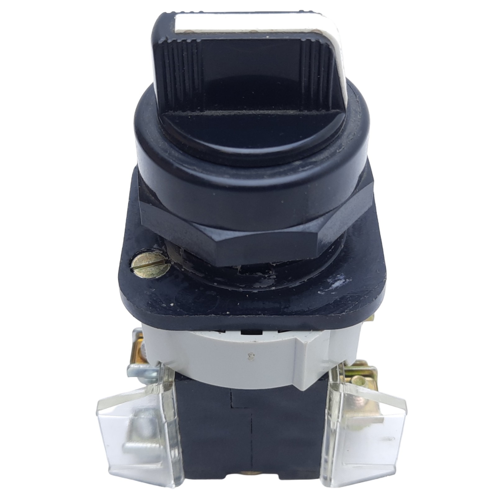 Allen Bradley 800H-JR4 Selector Switch, 3-Position Knob, 30mm, Spring Return