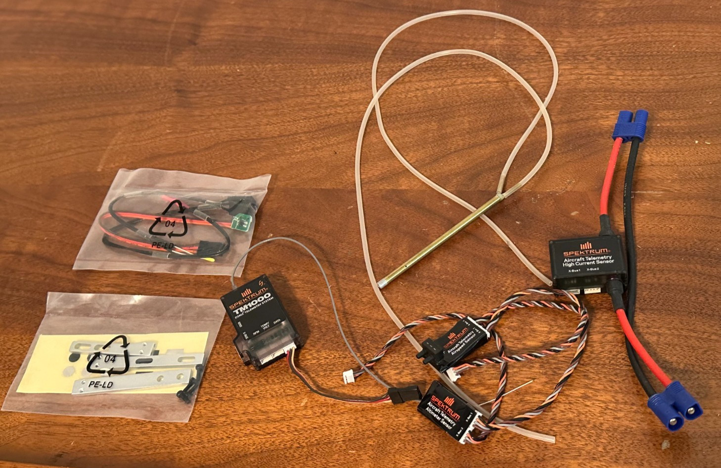 Vintage Spektrum TM1000 Aircraft DSM2 Telemetry Module & Sensors Bundle