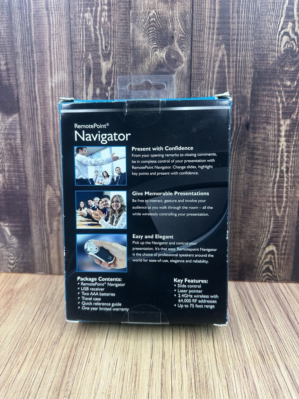 SMK-Link VP4150 Remotepoint Navigator RF Remote Presenter for PowerPoint-Sealed
