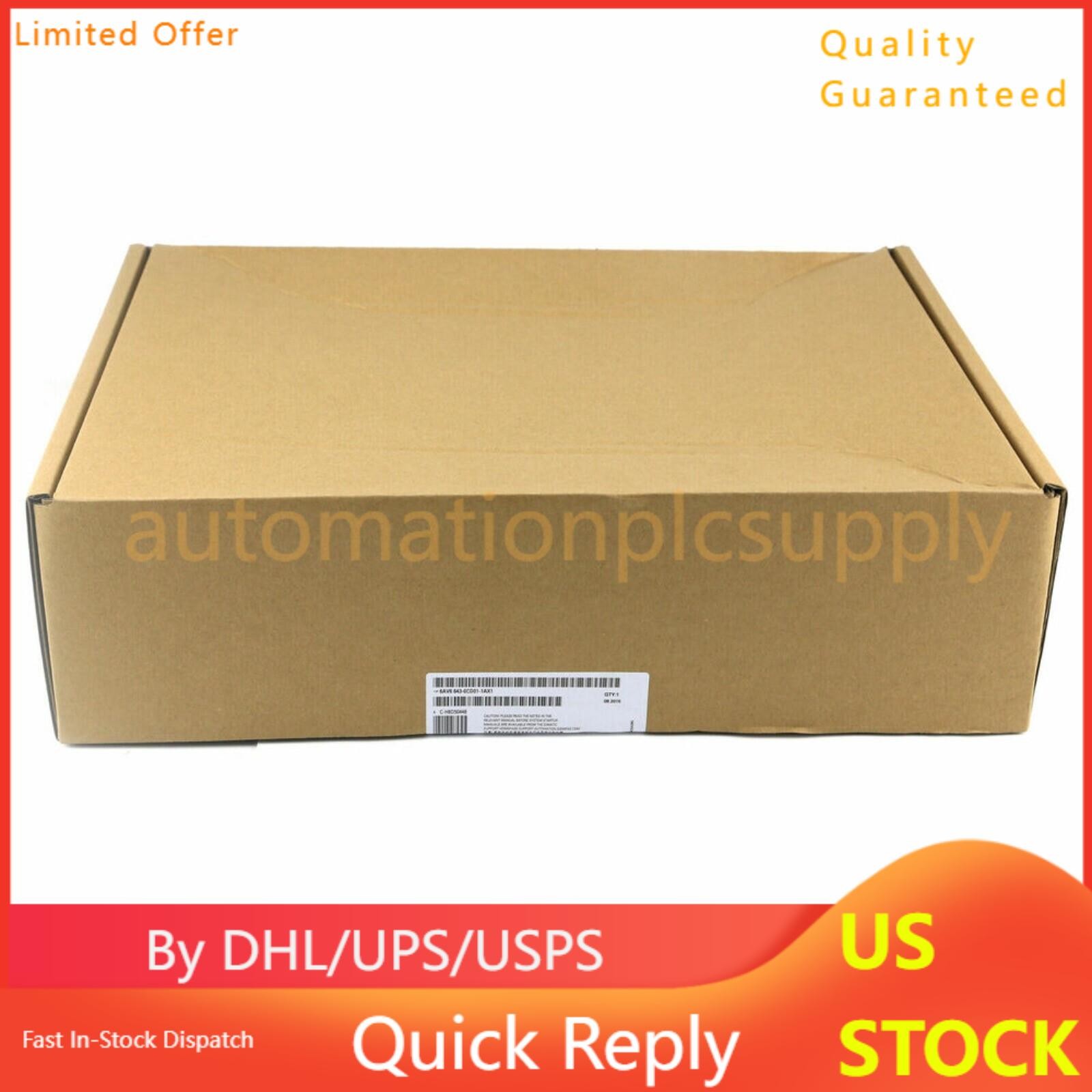 New In Box SIEMENS 6AV6 643-0CD01-1AX1 6AV6643-0CD01-1AX1 Touch Panel