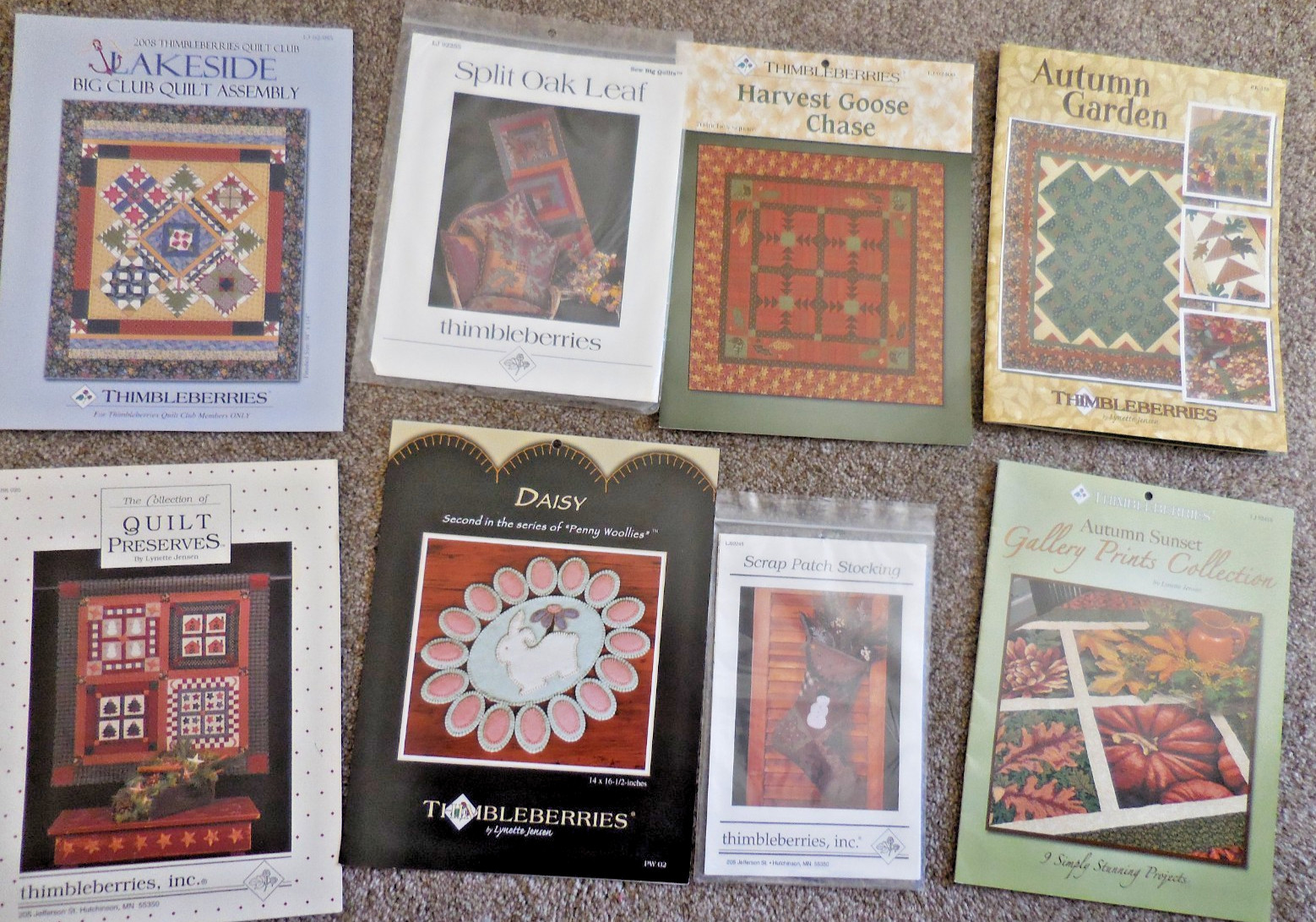 Thimbleberries Quilting Patterns - Lot of 8 (Lot 2) SEE TITLES IN DESCRIPTION!