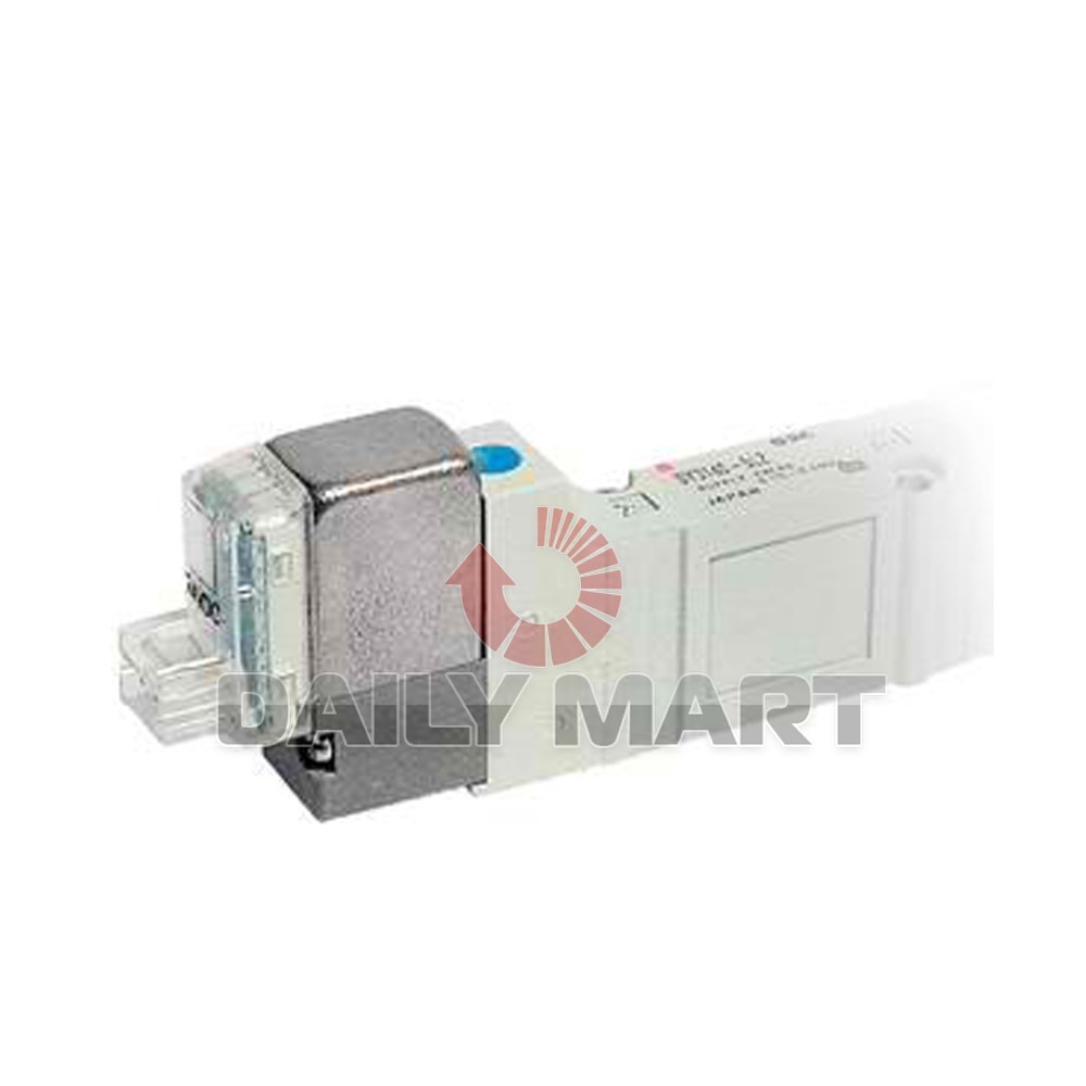 SMC NEW SY5120-5LOZ-01 5 Port Rubber Seal Solenoid Pneumatics Valve PLC