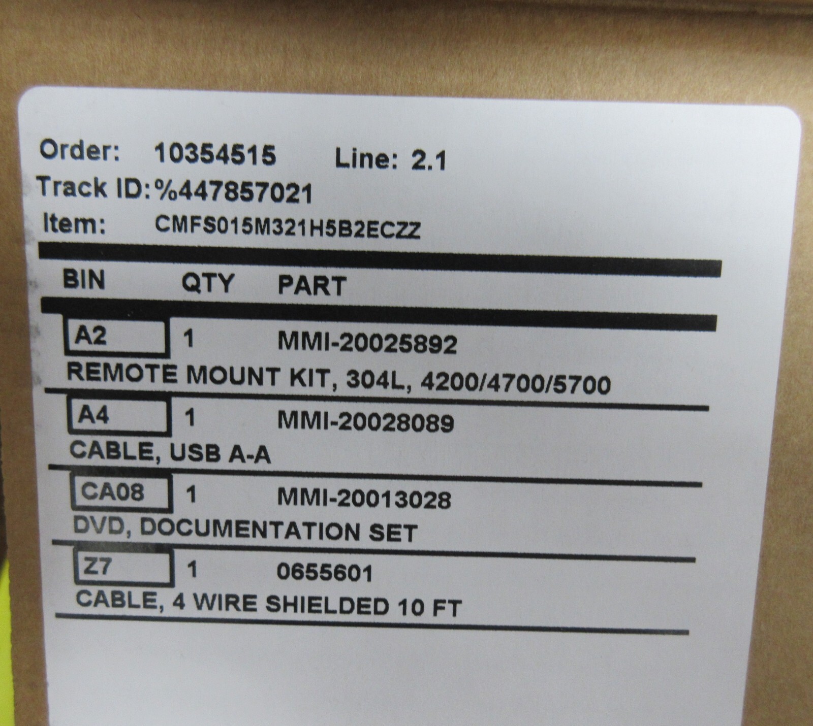 Emerson Micro Motion Elite Coriolis Meter, Transmitter