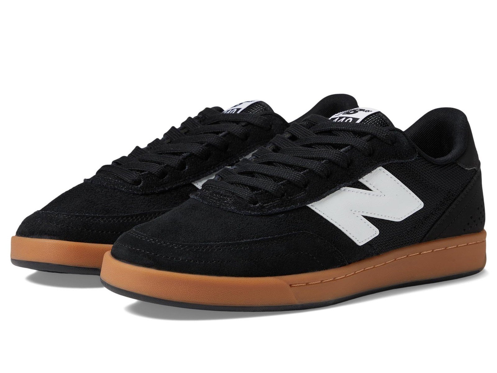 New Balance Unisex-Adult 440 13.5 Women/12 Men Black/Gum 1