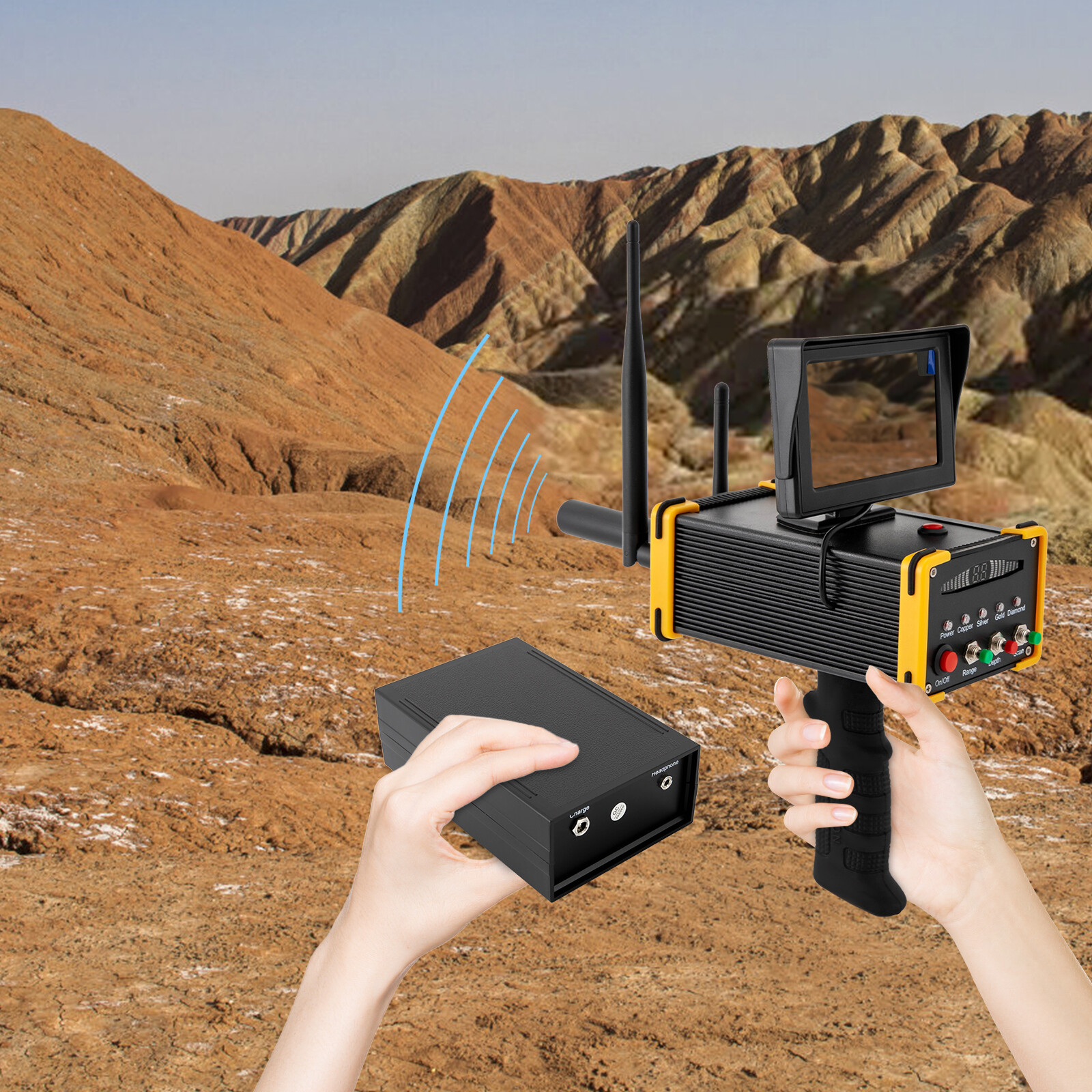 Metal Detector Gold Finder Underground Metal Scanner For Gold Silver Copper
