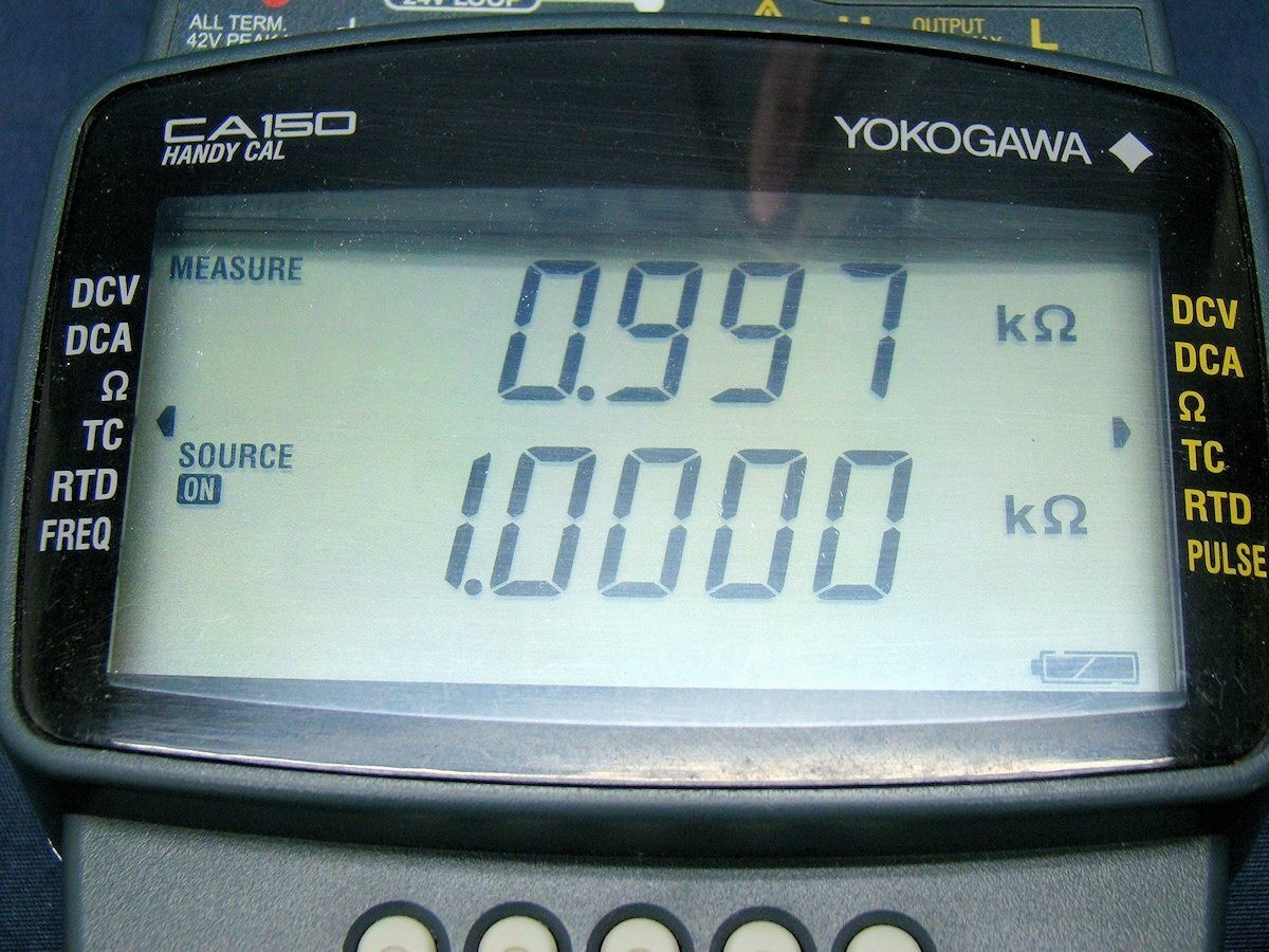 YOKOGAWA CA150 Handy Calibrator Multifunction Process Calibrator w/ RJ Sensor