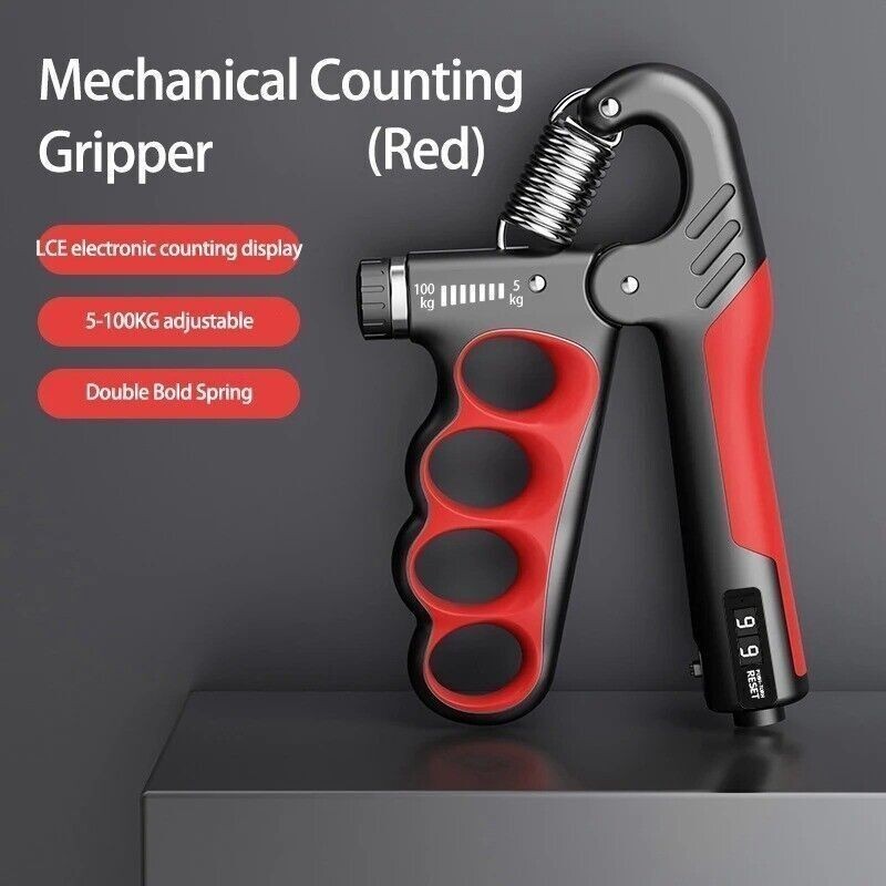 Adjustable Hand Grip Strengthener 5-100KG Hand and Forearm Trainer with Counter