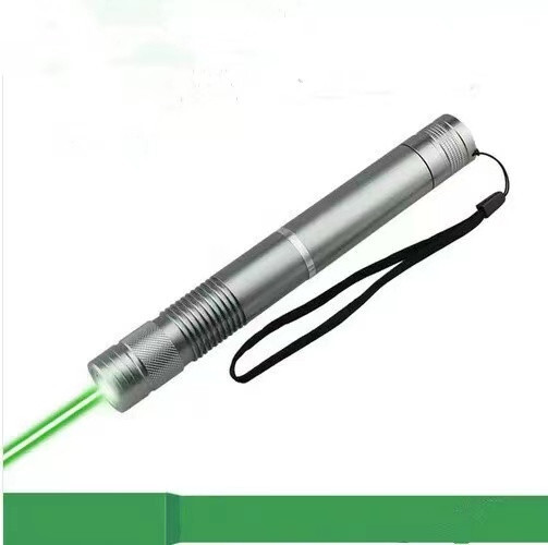 Green Adjustable Focus 532nm-100 Visible Beam Light Outdoor LED Flashlight