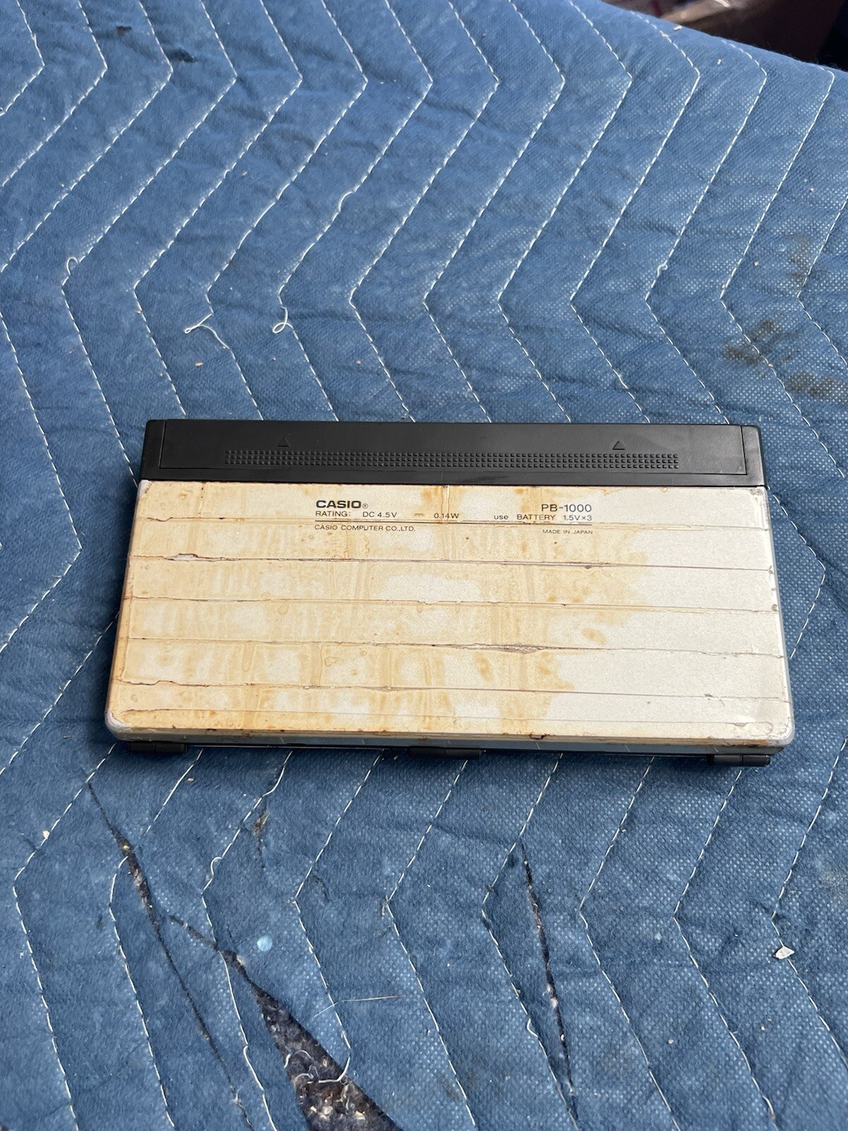 Vintage CASIO PB-1000 Pocket Personal Computer Working.
