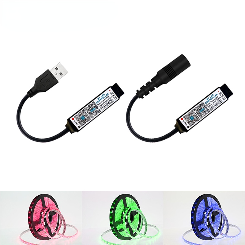 LED Strip Light Controller RGB APP Smart Bluetooth Music Control DC5-24V Dimmer