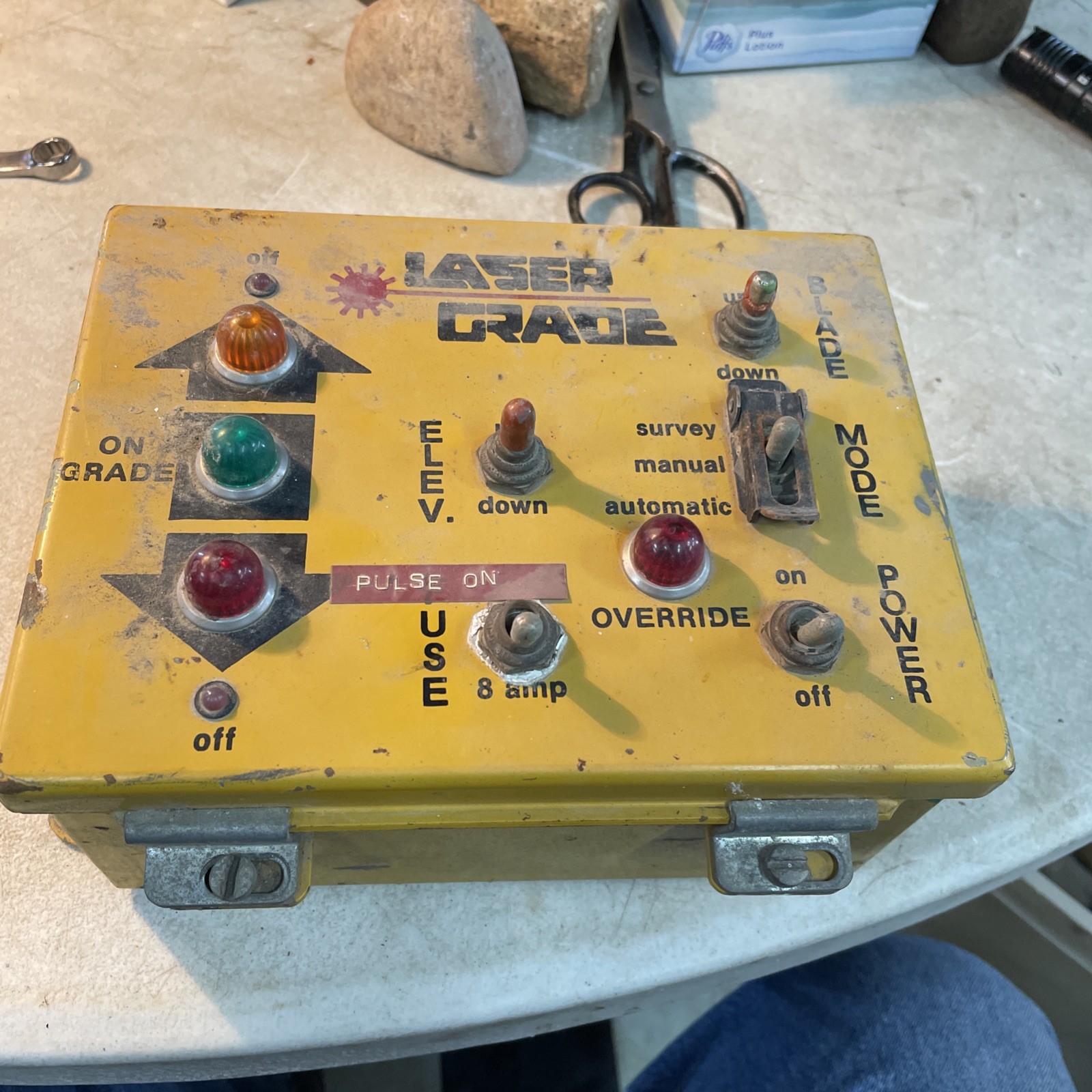 Laser grade control box