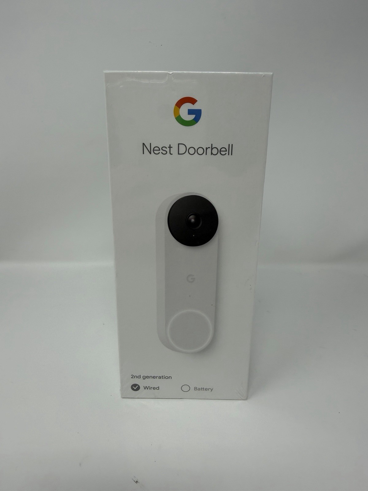 Google Nest Doorbell 2nd Generation Wired - Snow - Sealed