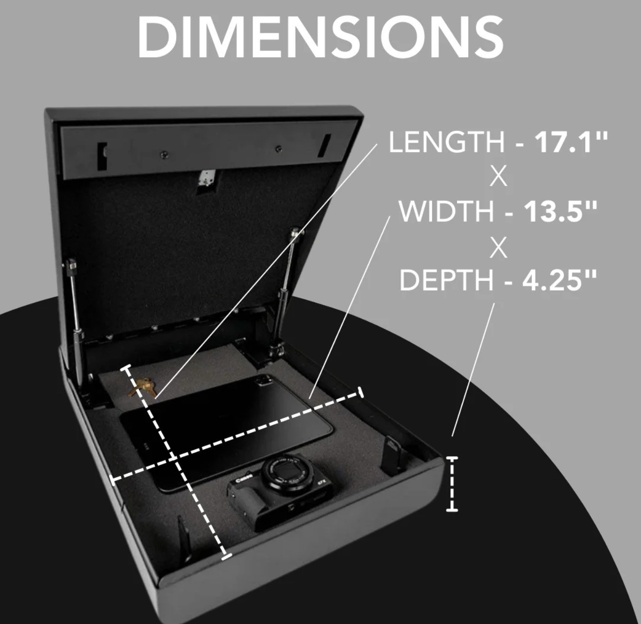 Boosted Safe Basic: Manual Combination Lock Safe Open Box