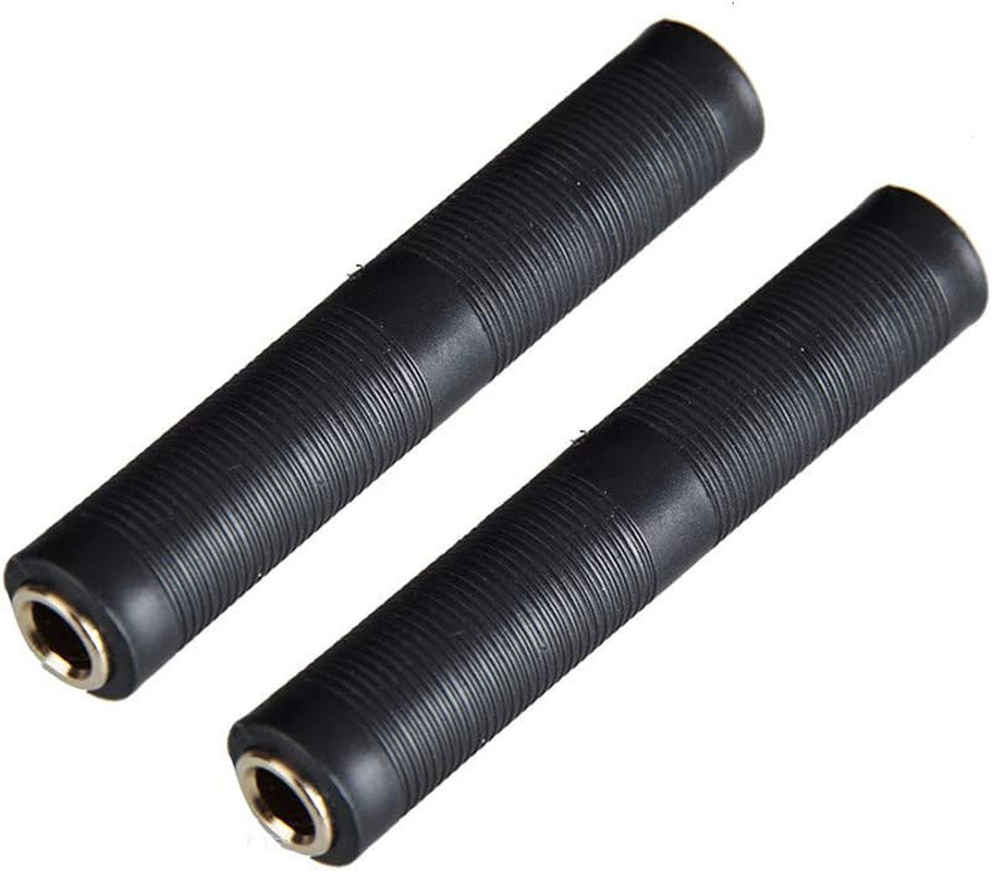 Oxsubor 1/4 Inch TRS/TS Coupler, 6.35Mm Female to Female Audio Connector Jack