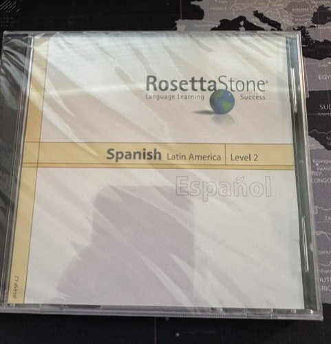 Rosetta Stone Spanish Latin America Levels 2 Sealed CD - FREE SHIPPING