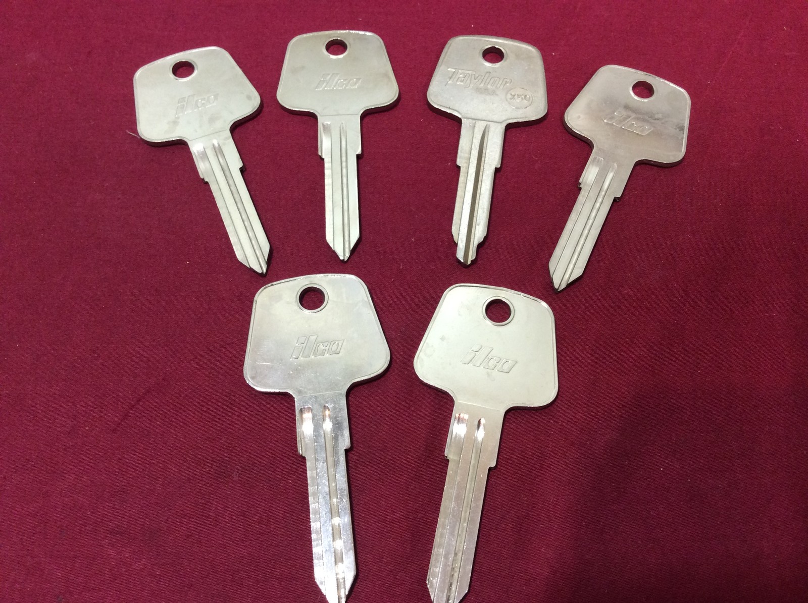 Honda Auto or Audi X51 & X50 Key Blanks, Set of 6- Locksmith