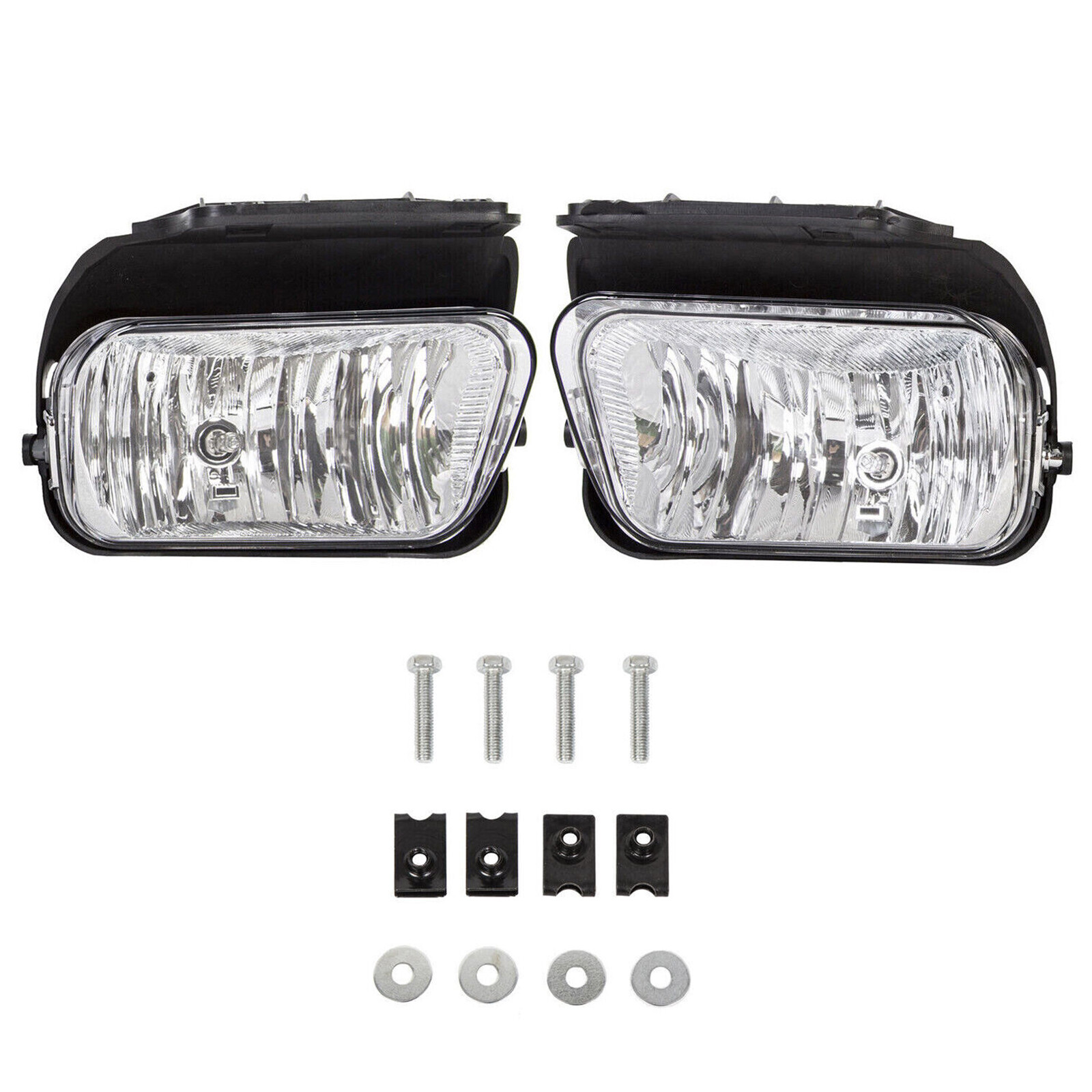 Bumper Fog Lights Lamps Left+Right Fit For 2003-2006 Chevy Silverado Avalanche