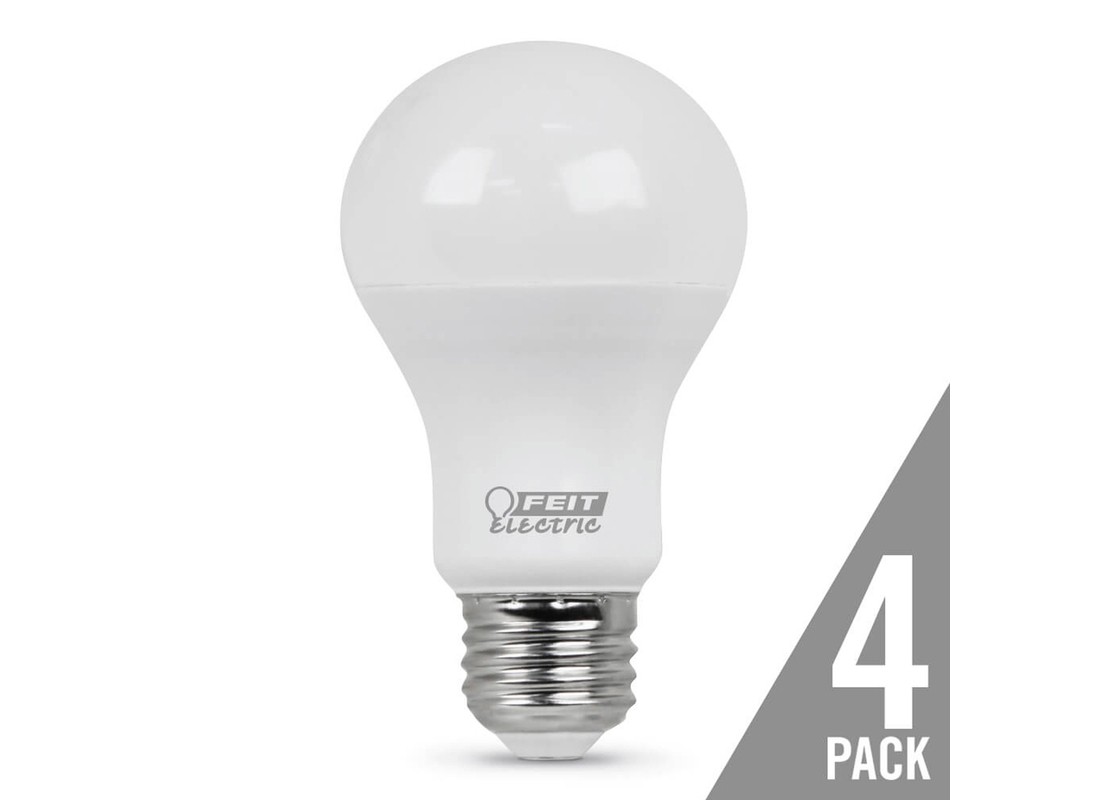 LED Lamp, General Purpose, A19 Lamp, 60 W Equivalent, E26 Lamp Base, Soft White