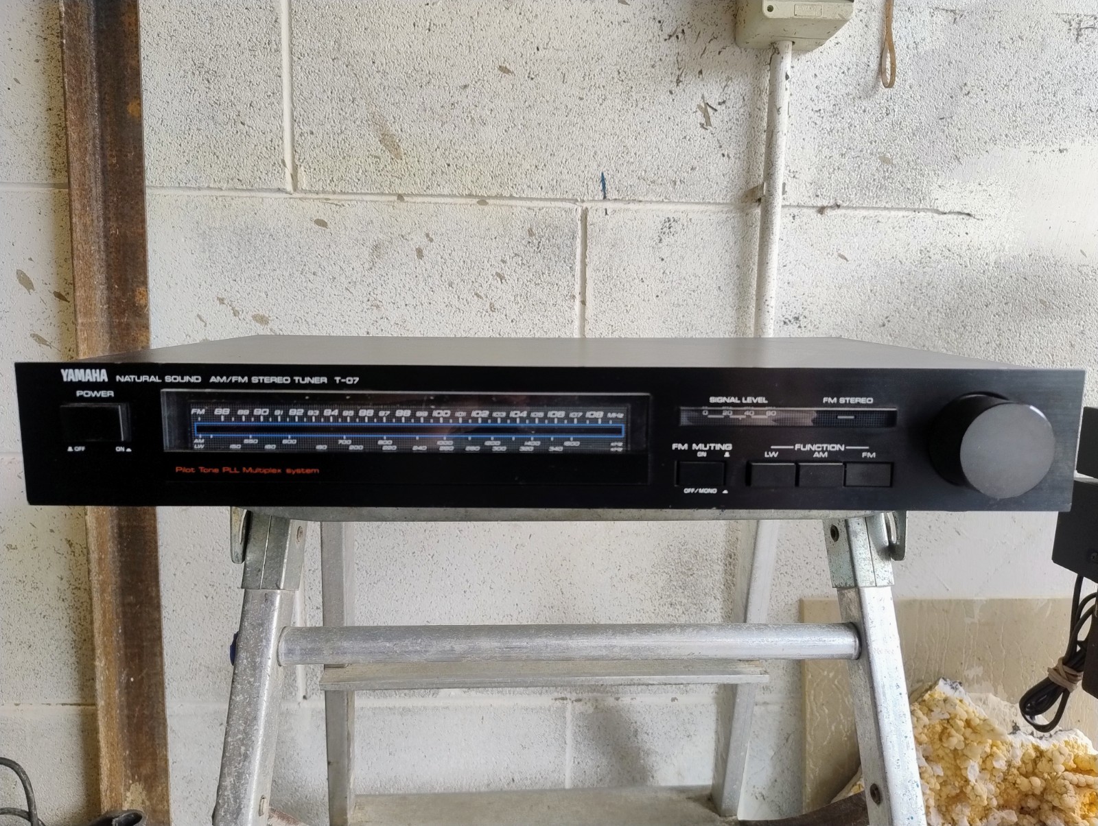 Yamaha T-07 FM AM STEREO TUNER Tuner Vintage