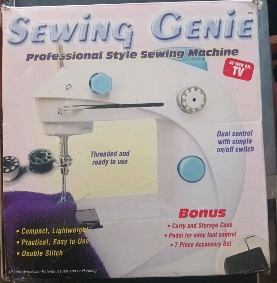 Sewing Genie Professional Style Sewing Machine As Seen On TV Vintage 2001