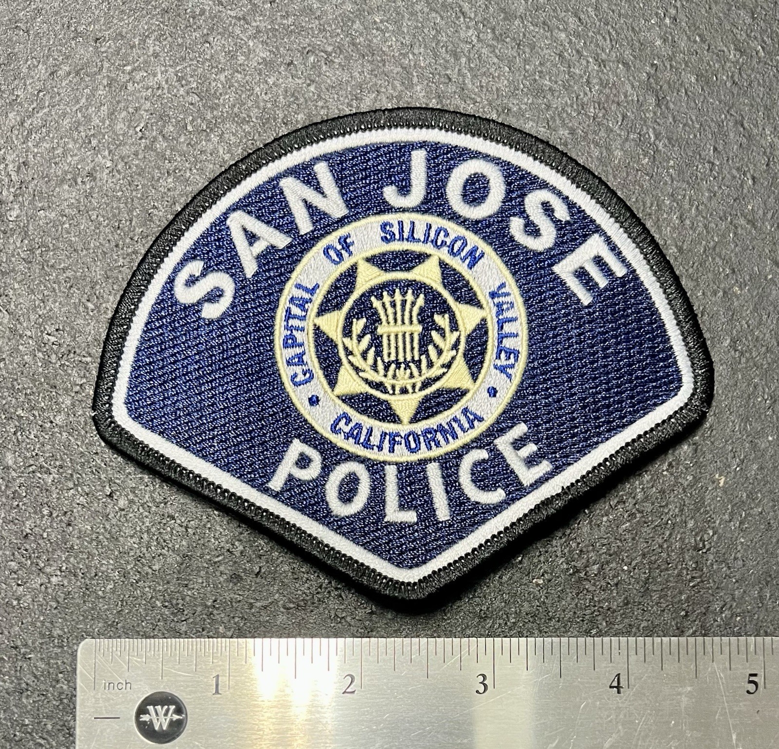San Jose Police CA Prototype #2 Capital Of Silicon Valley Collectible Patch ￼