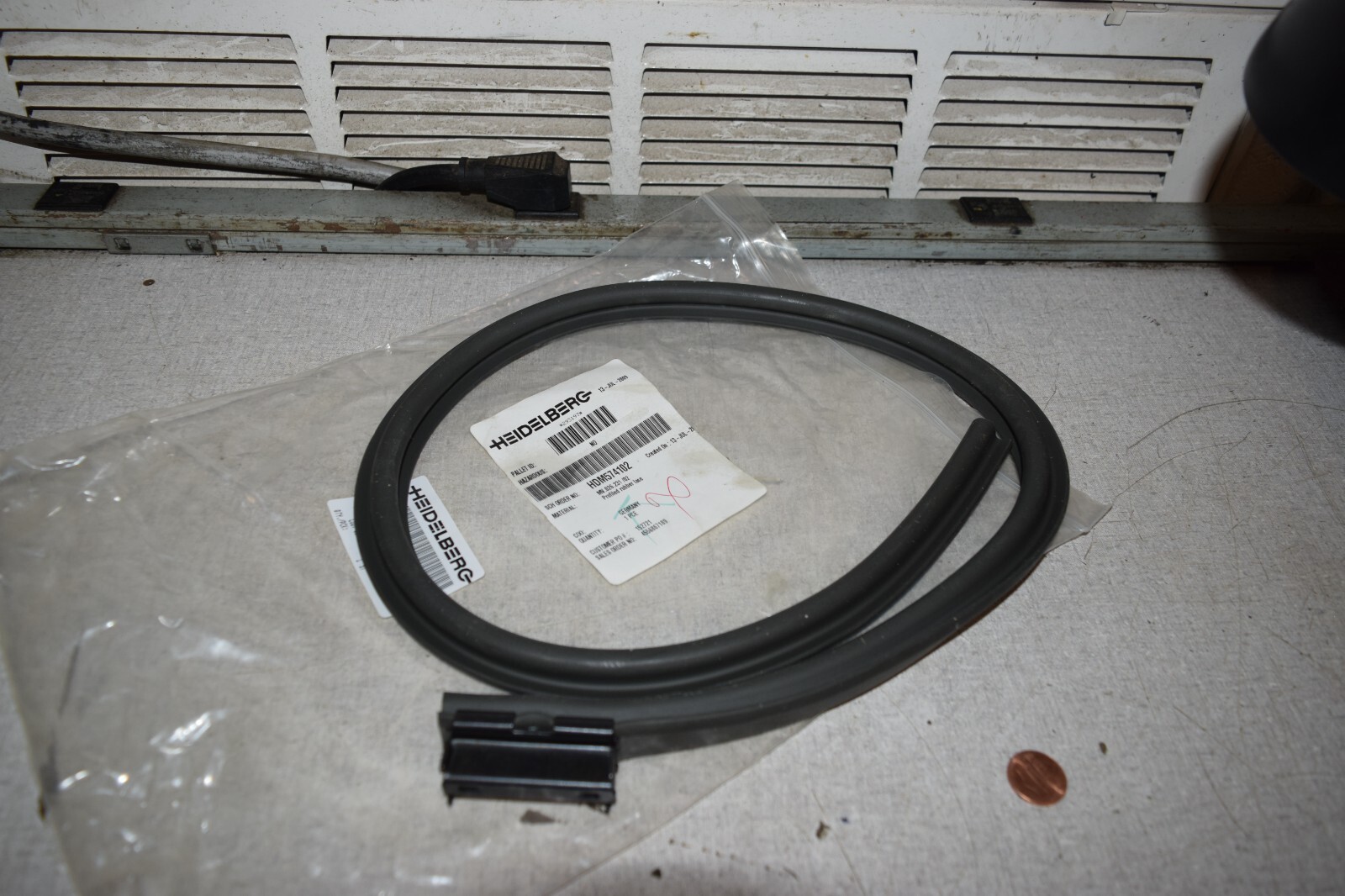 Heidelberg MV.026.231/02 Profiled Rubber Lace