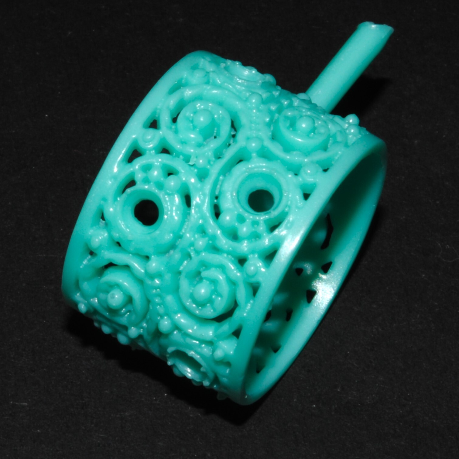 2 pcs Ladie's ring Wax patterns for lost wax casting jewelry/waxes_3580