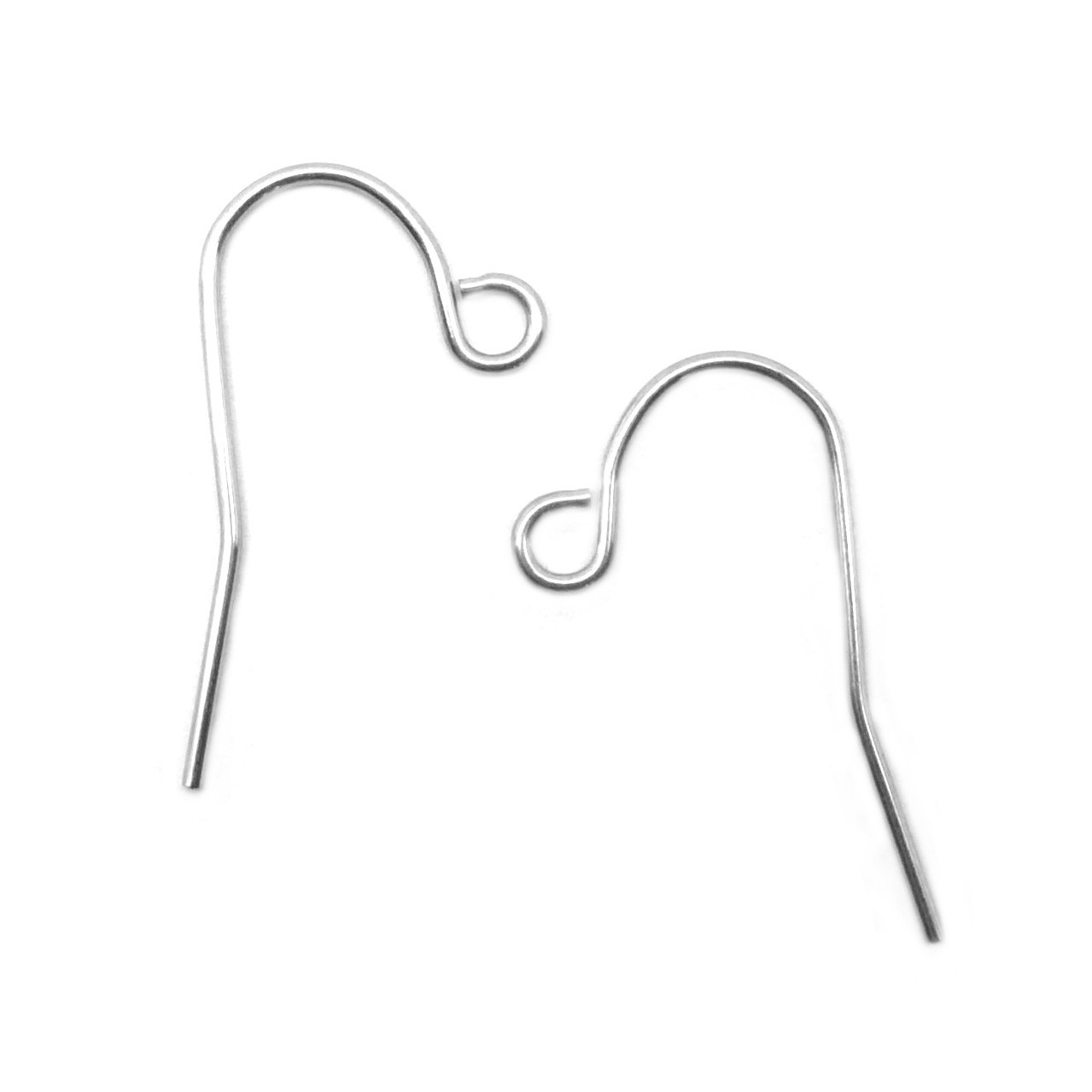 Stainless Surgical Steel Mini Ear Wires 15mm Shank 40 Pair (80 Pieces)
