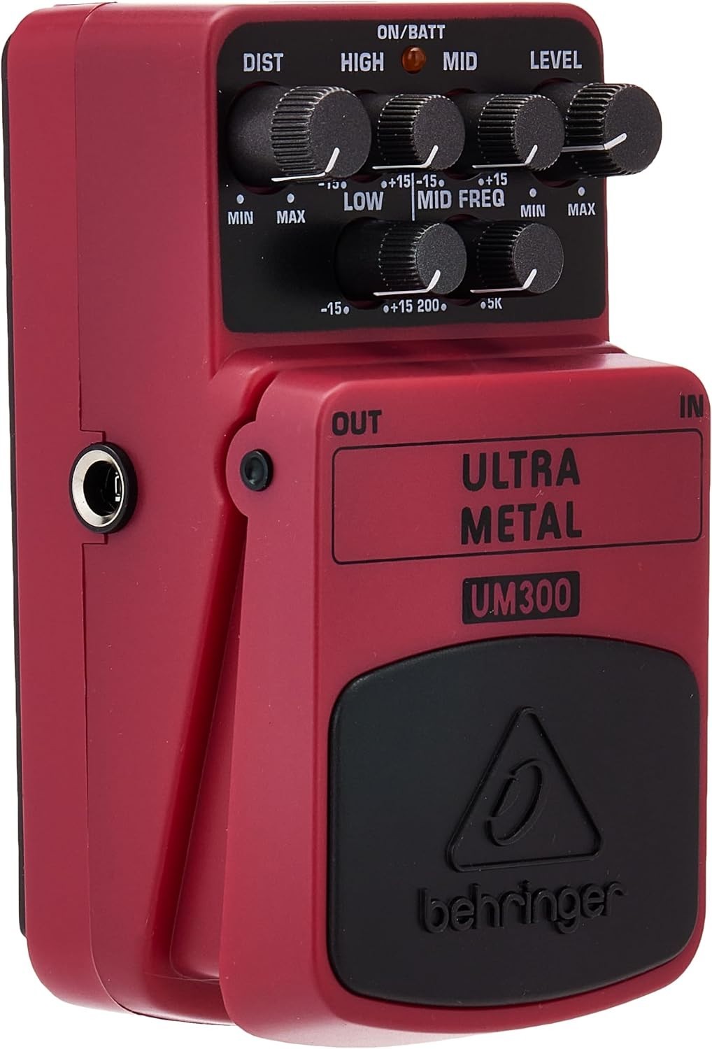Heavy Metal Distortion Effect Pedal, Pink
