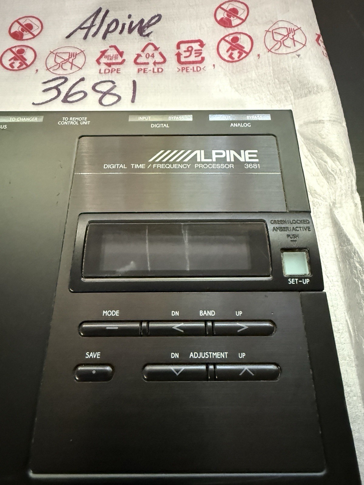 Alpine 3681 Digital Time/Frequency Processor (Used) Excellent Condition!