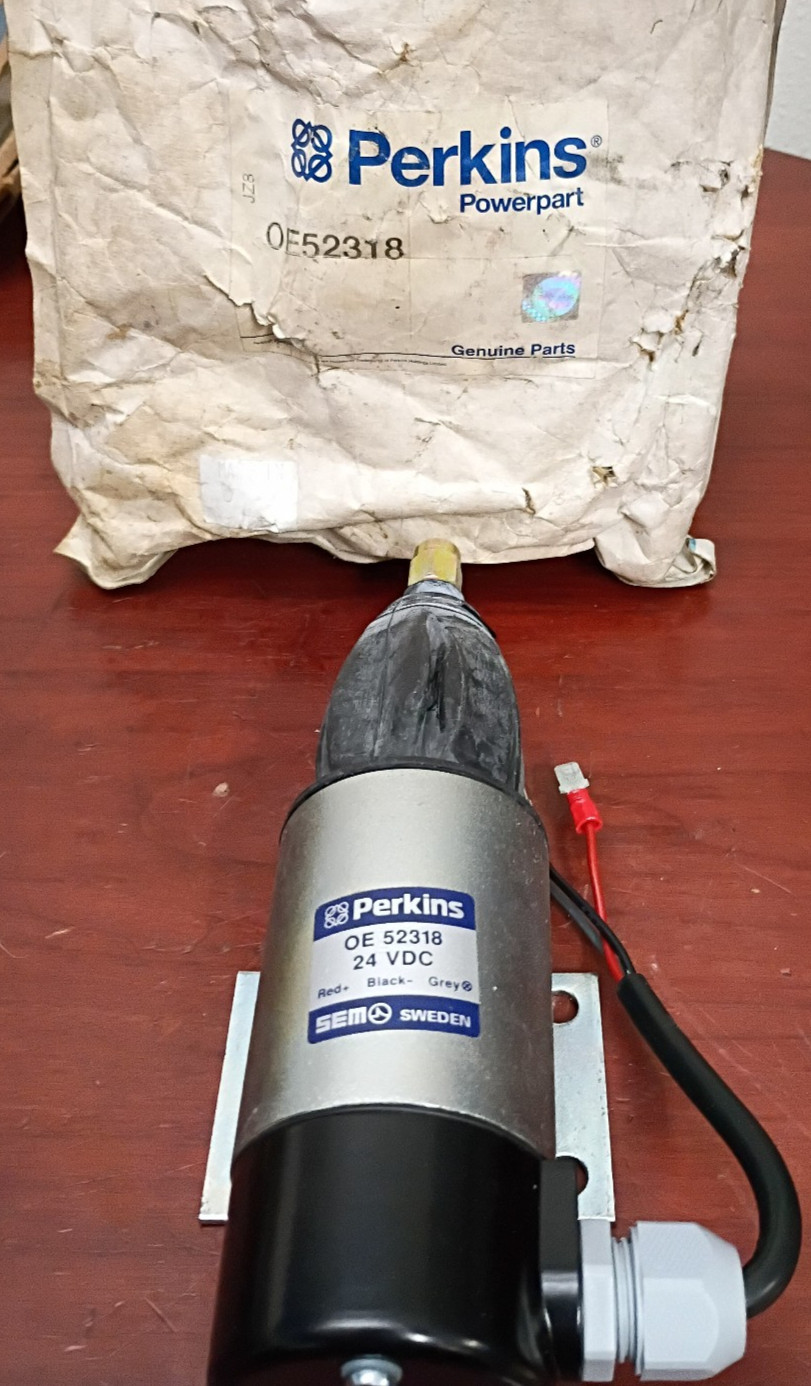 GENUINE Perkins Volvo Penta Fuel Shutoff Solenoid Valve 872825 873754 OEM 90 DAY