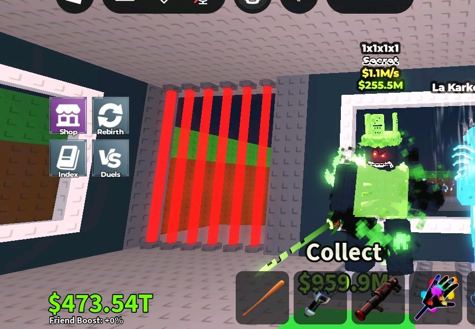 Roblox VC Servers Secret Diamond 1x1x1x1 Game Item Asset Virtual Collectible