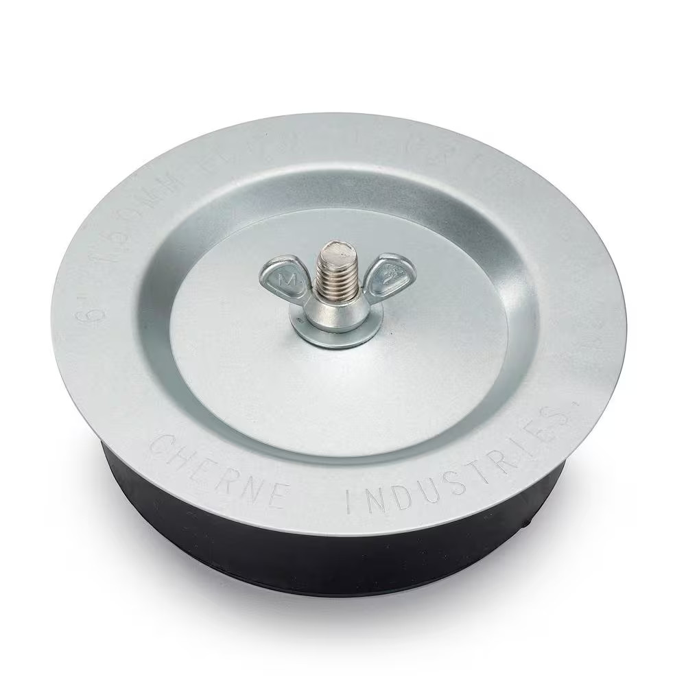 Econo-Grip 6 In. Galvanized Steel Test Plug