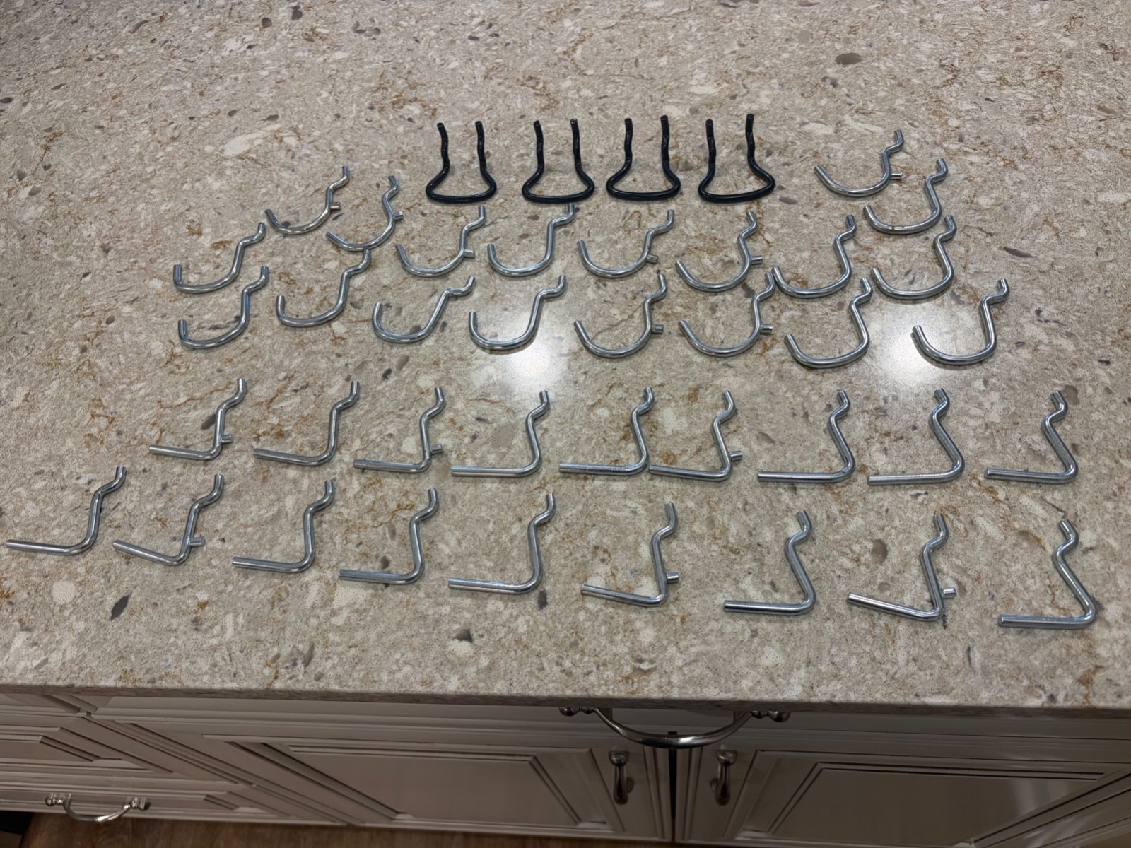 Pegboard Accessories for Organizing Tools in Workshop, Garage - 1/4 In Peg Board