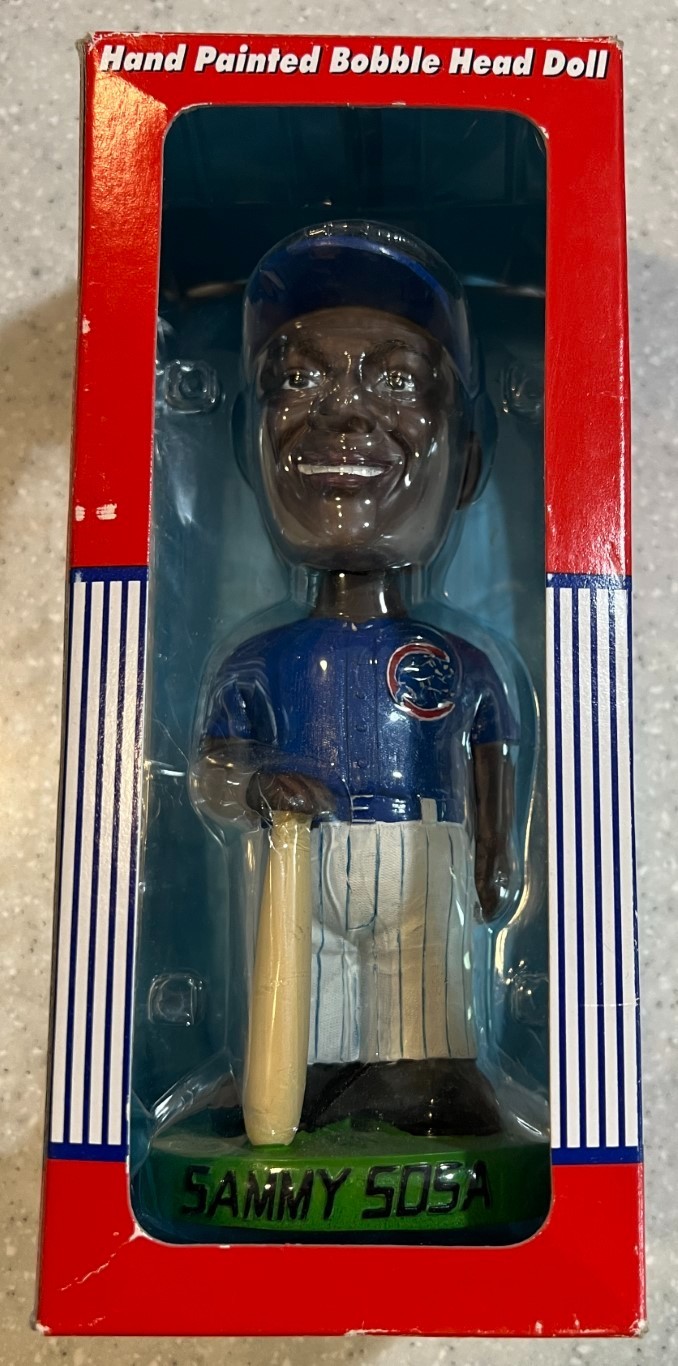 Bobble Dobbles Hand Painted BobbleHead Sammy Sosa - Cubs - NIB - #4