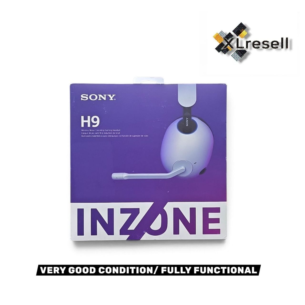 Sony INZONE H9 Wireless Noise Canceling Gaming Headset, Over-ear Headphones -W