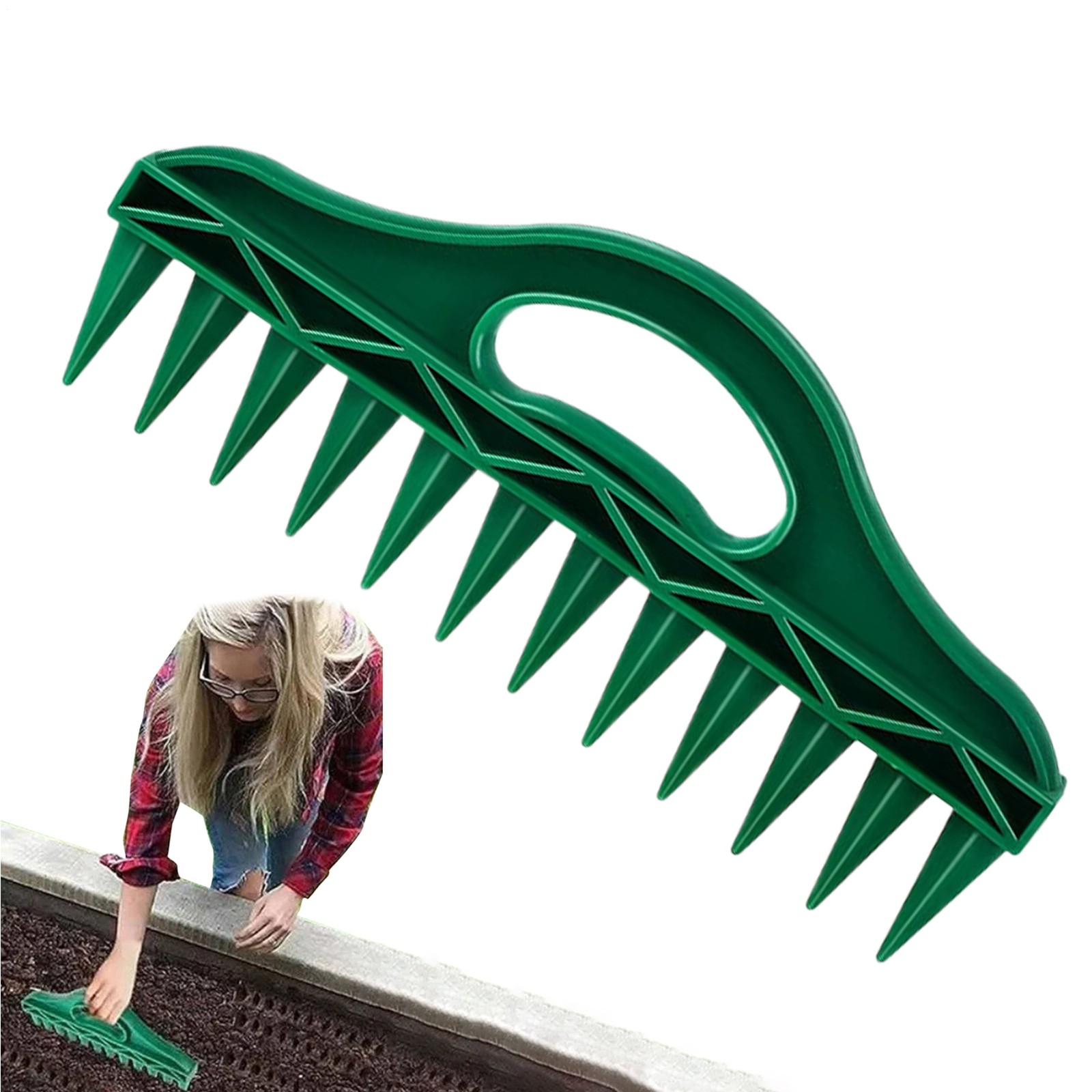Seedling Spreader Handheld Vegetable Sowing Seeder Hole Puncher Seeding
