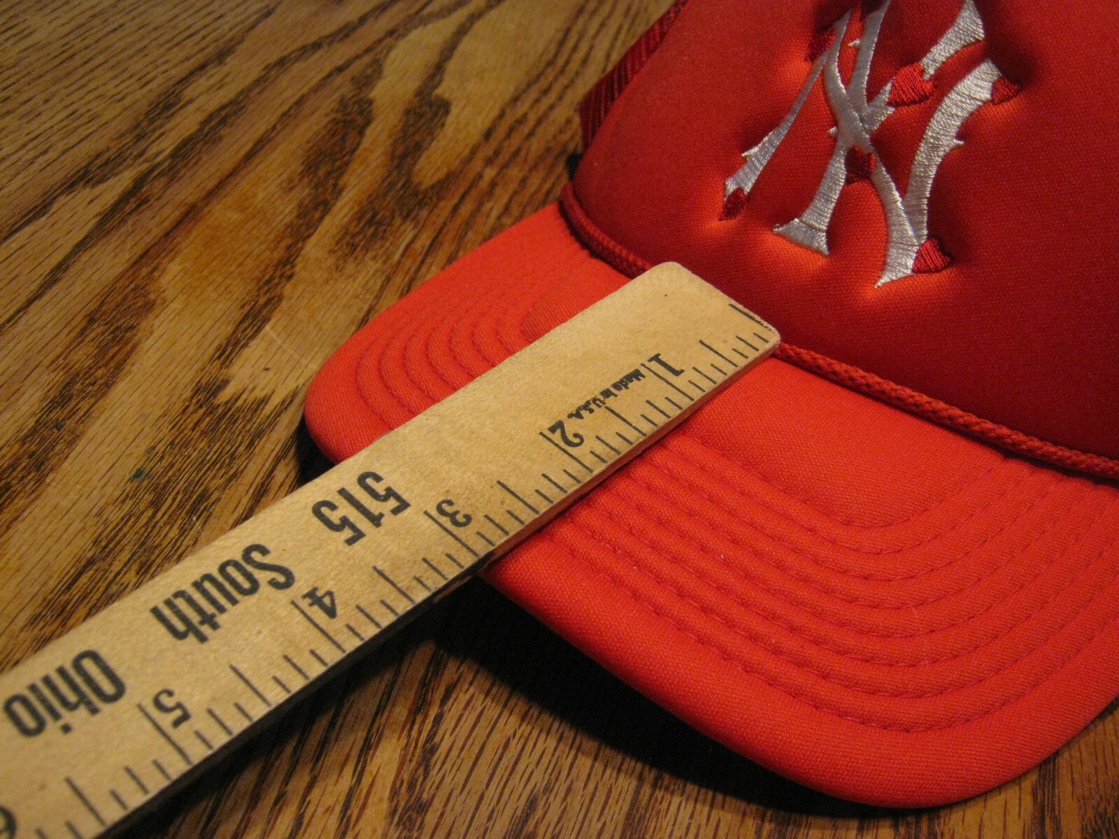 Baseball Nissun Cap Adjustable Lostlove Bloody Red ATL Hat ( NY )