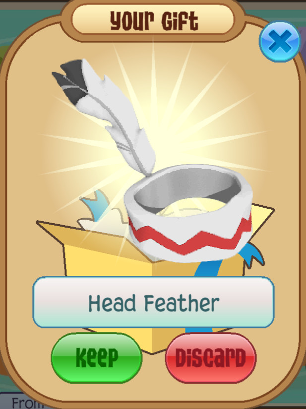 Animal Jam Classic AJC Head Feather (READ DESCRIPTION)