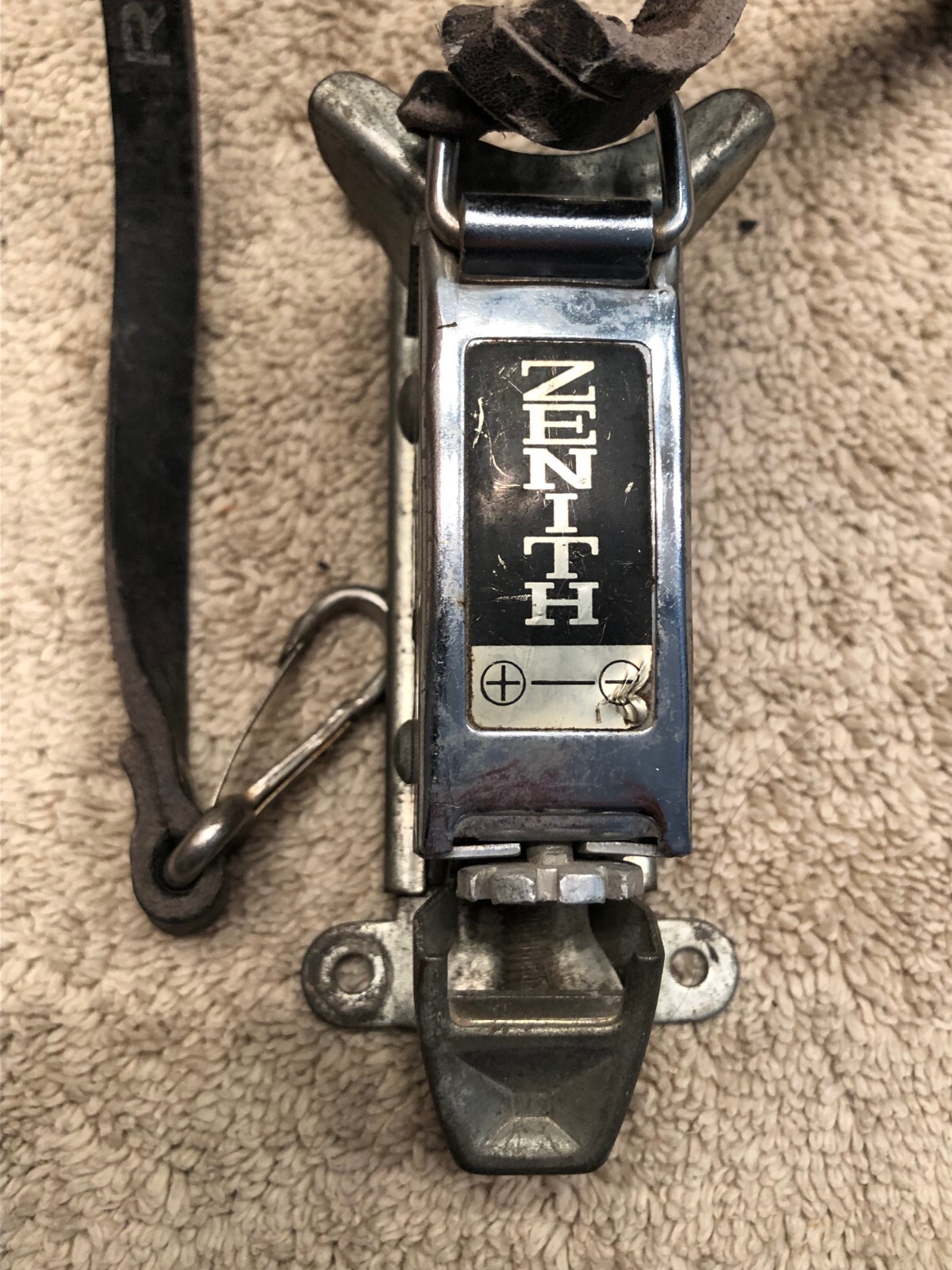 Vintage part - Ski buckle -Zenith Phanton & Rieker