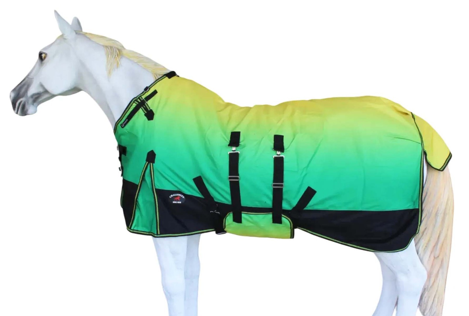 Challenger Horse 1200D Turnout Waterproof Fleece Lined Medium Winter Blanket