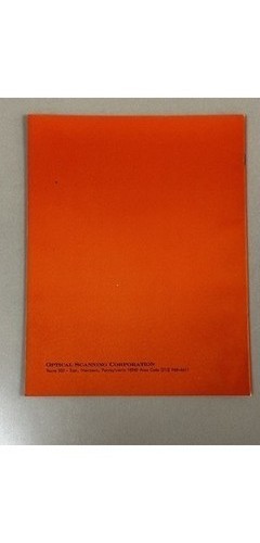 Digitek 100 Basic System Operator Manual - Optical Scanning Corp 1967 - OCR