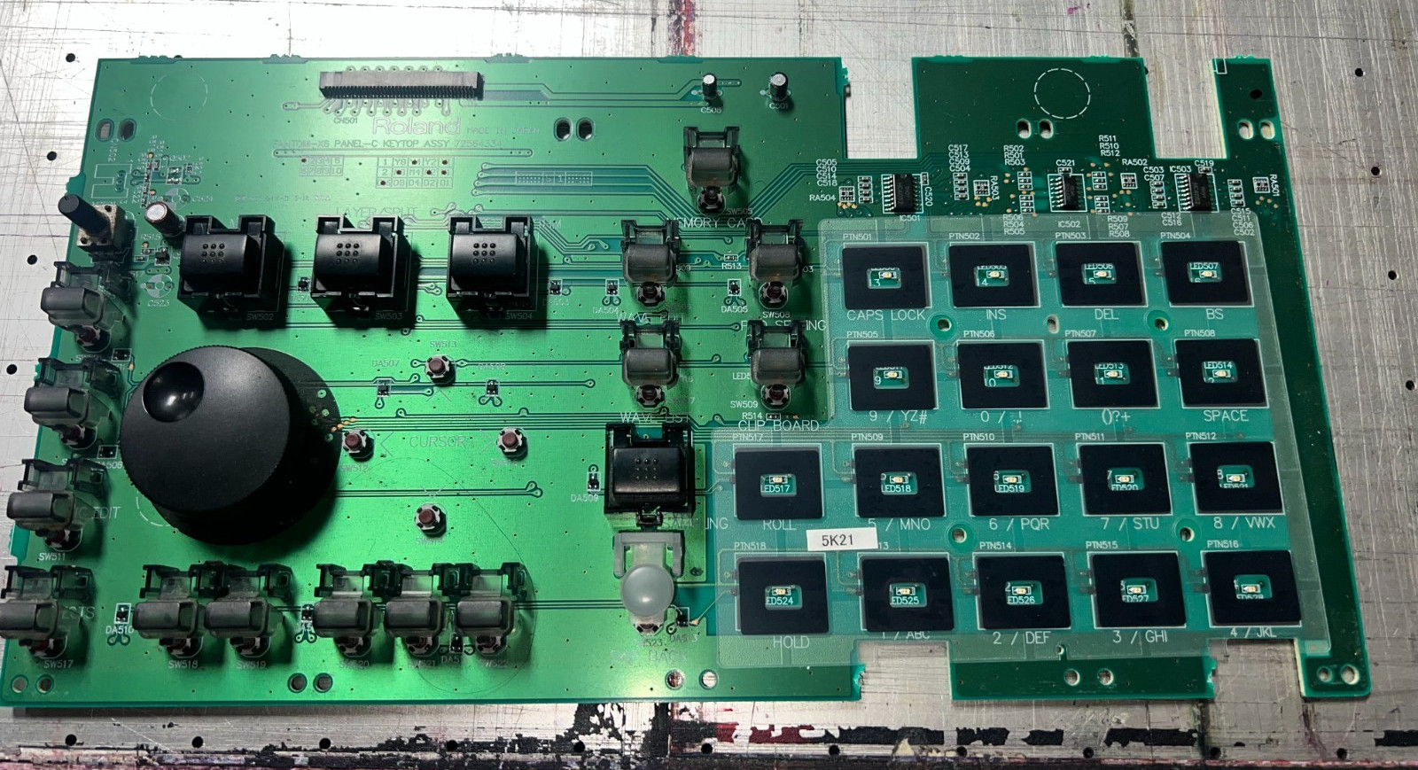 Roland Fantom X6 X7 X8  Panel-C Keytop Board Assy Assembly  TESTED 72564334
